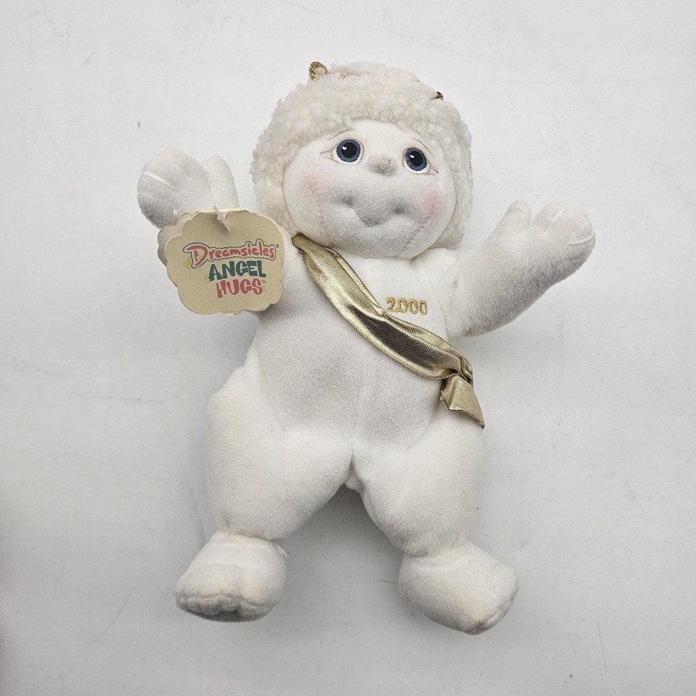 Dreamsicles Angel Hugs Dawn Plush Stuffed Toy Small White‎ 2000 New Year Cute